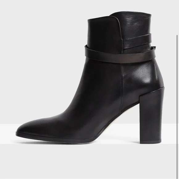 THEORY**DEMEURA NAPPA Black Strapped Bootie**US 8,9,10,11***$520 - Picture 9 of 12